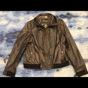 Guess leather moto jacket 🔥🔥🔥